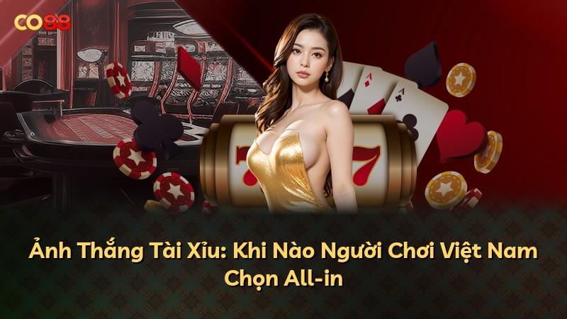 Ảnh Thắng Tài Xỉu: Khi Nào Người Chơi Việt Nam Chọn All-in