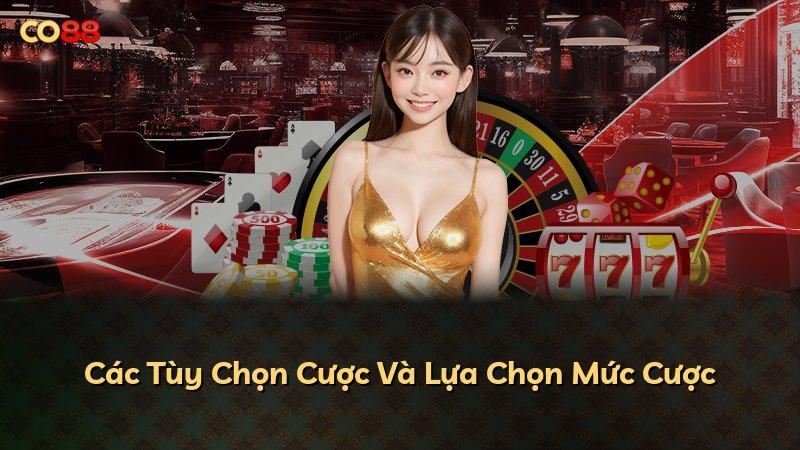 Các Tùy Chọn Cược Và Lựa Chọn Mức Cược