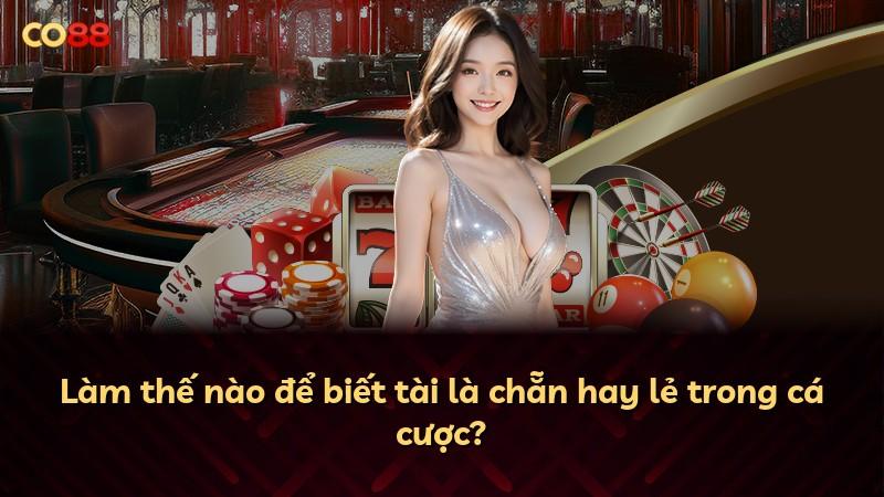 Làm thế nào để biết tài là chẵn hay lẻ trong cá cược?