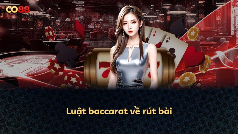 Luật baccarat về rút bài