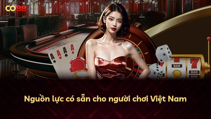 Nguồn lực có sẵn cho người chơi Việt Nam