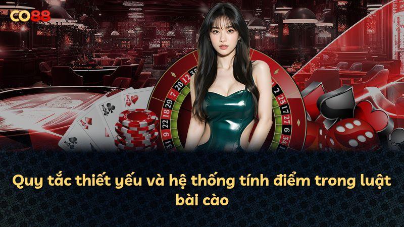 Quy tắc thiết yếu và hệ thống tính điểm trong luật bài cào