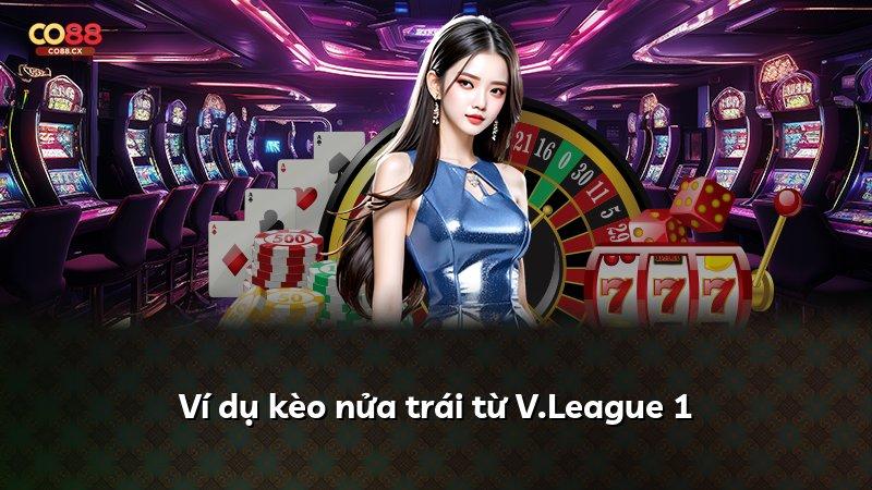 Ví dụ kèo nửa trái từ V.League 1